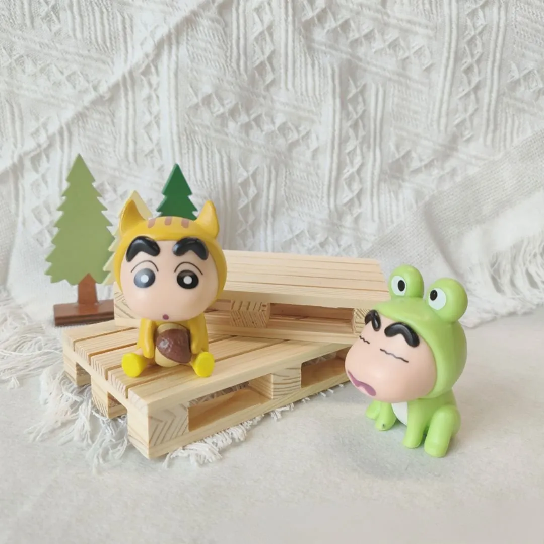 Premium Shinchan Collectibles |  Cartoon Collectible [Set of 6 Animal Dress Shin Chan]
