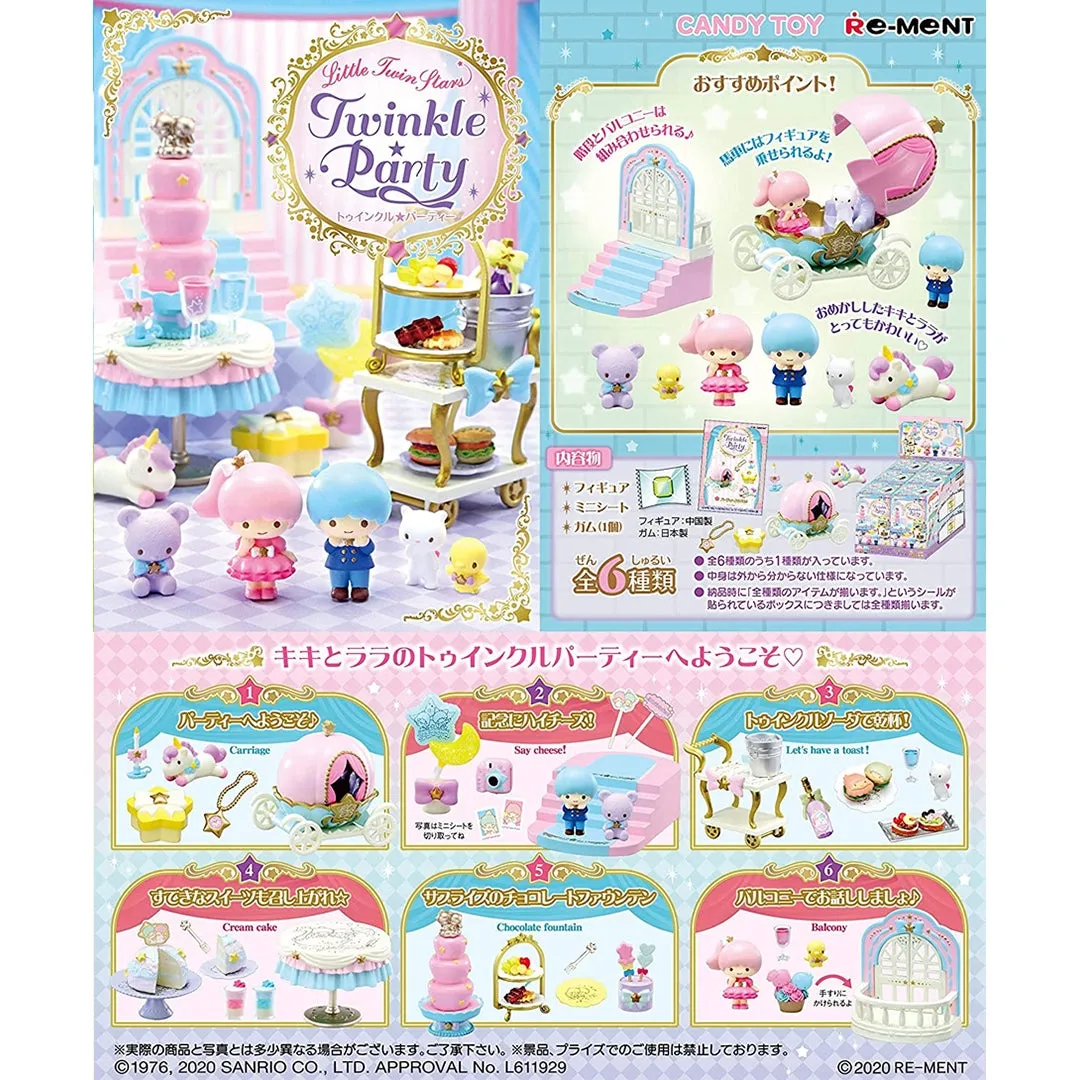 Re-Ment Little Twin Stars Twinkle Party