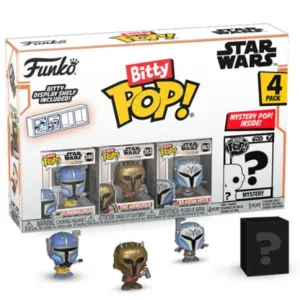 Star Wars - The Mandalorian - Heavy Mandalorian Bitty Pop! 4-Pack