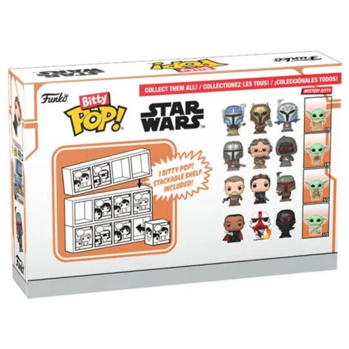 Star Wars - The Mandalorian - Heavy Mandalorian Bitty Pop! 4-Pack