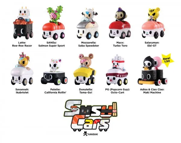 Sushi Cars Blind Box by TokiDoki