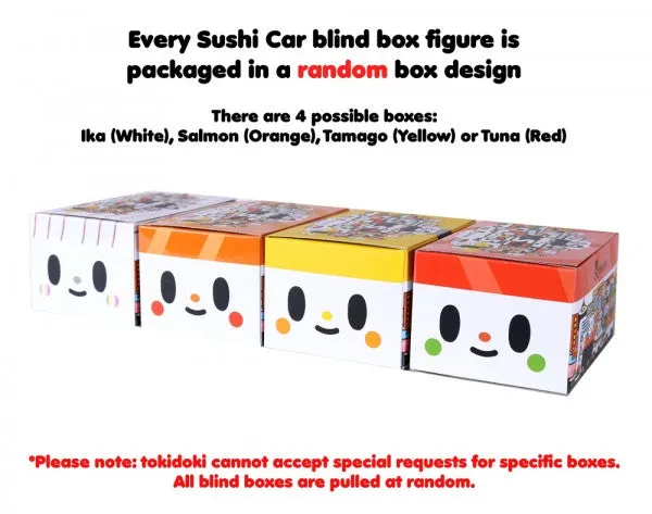 Sushi Cars Blind Box by TokiDoki