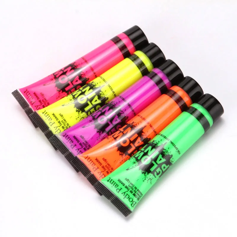 UV Face & Body Paint Set